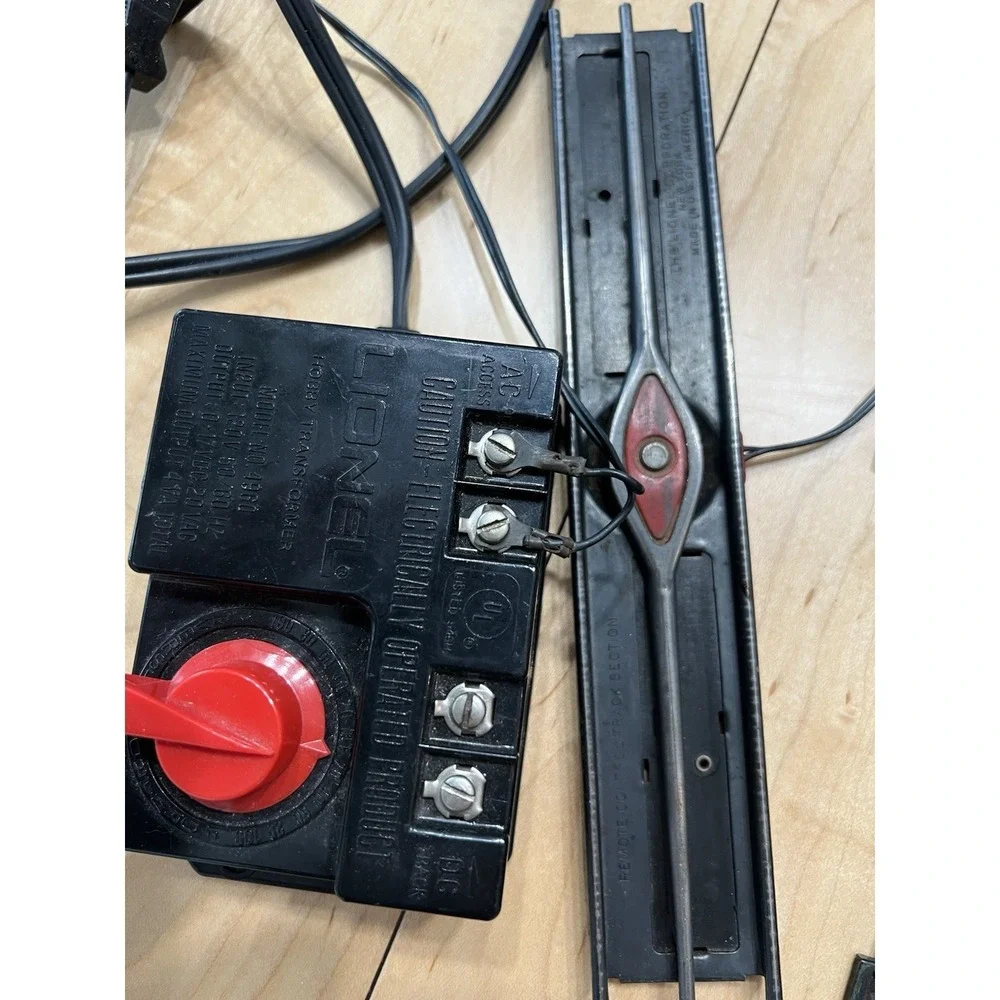 Lionel O Gauge 3 Rail Track Lot 23pc 6019 Activator 4060 Transformer Vintage